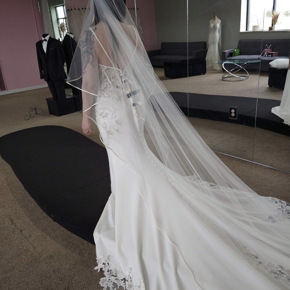 Allure 9815 Elegant White Wedding Dress